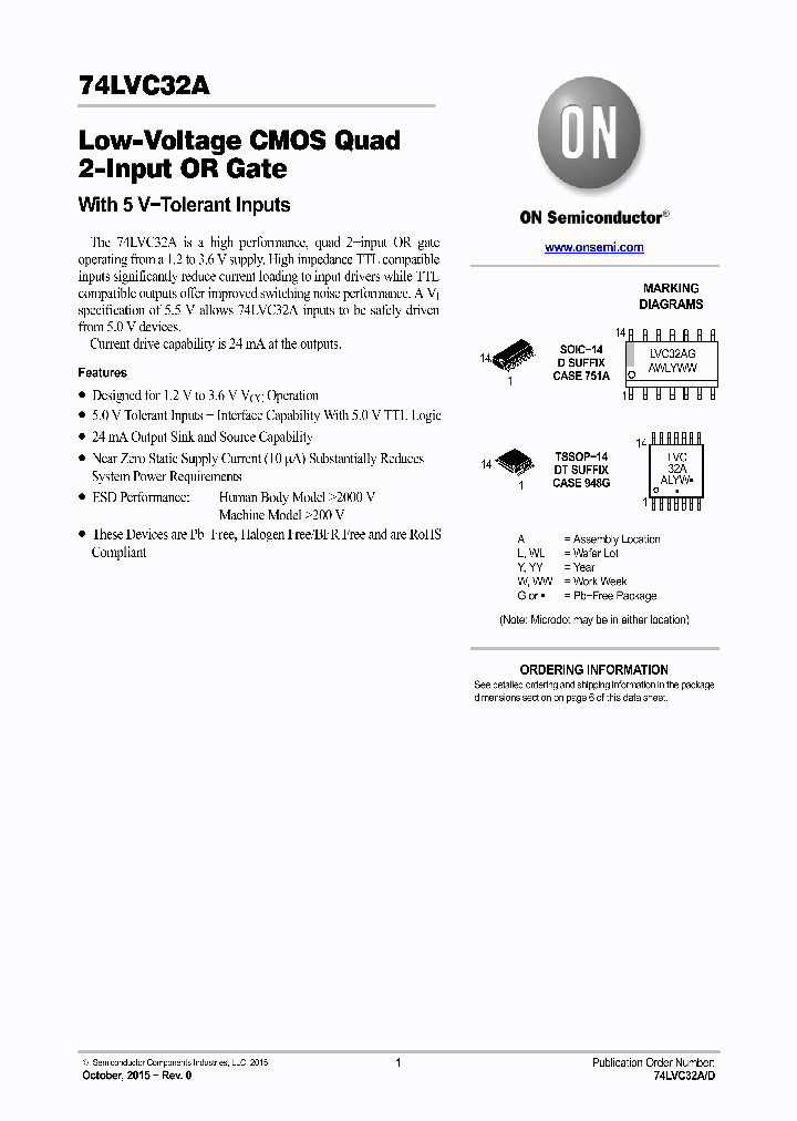 74LVC32ADR2G_8429183.PDF Datasheet