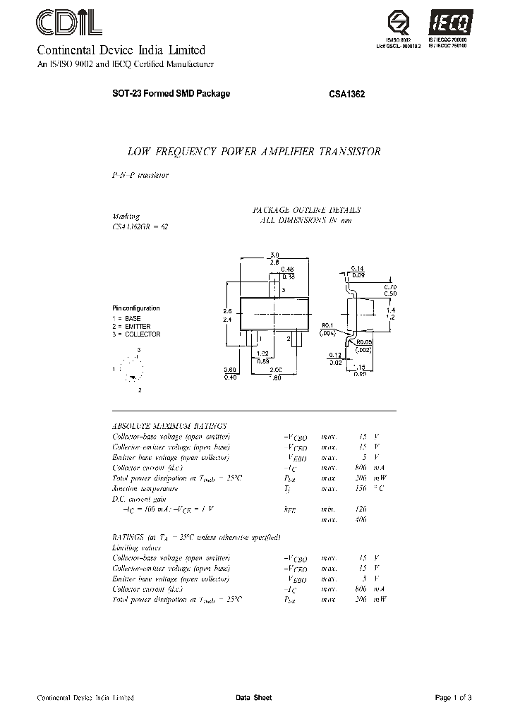 CSA1362Y_8427573.PDF Datasheet
