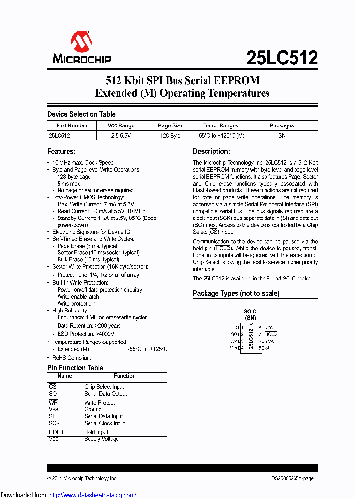 25LC512-ESM_8428321.PDF Datasheet