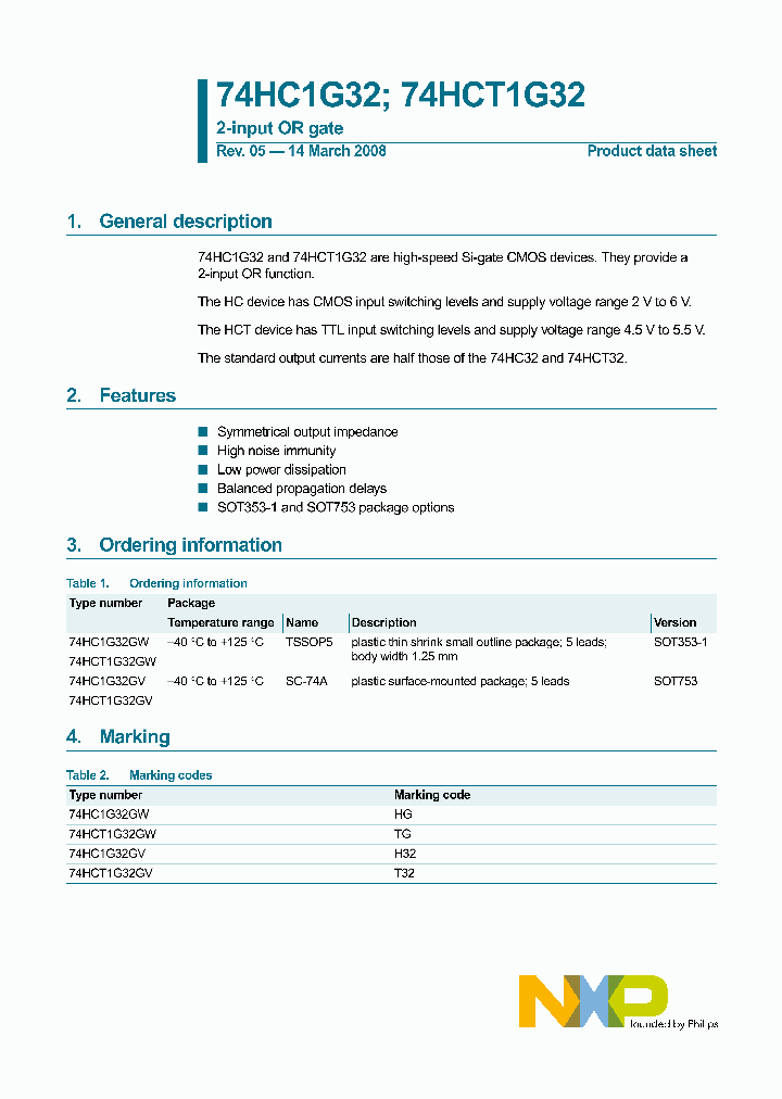 74HCT1G32GV_8427763.PDF Datasheet
