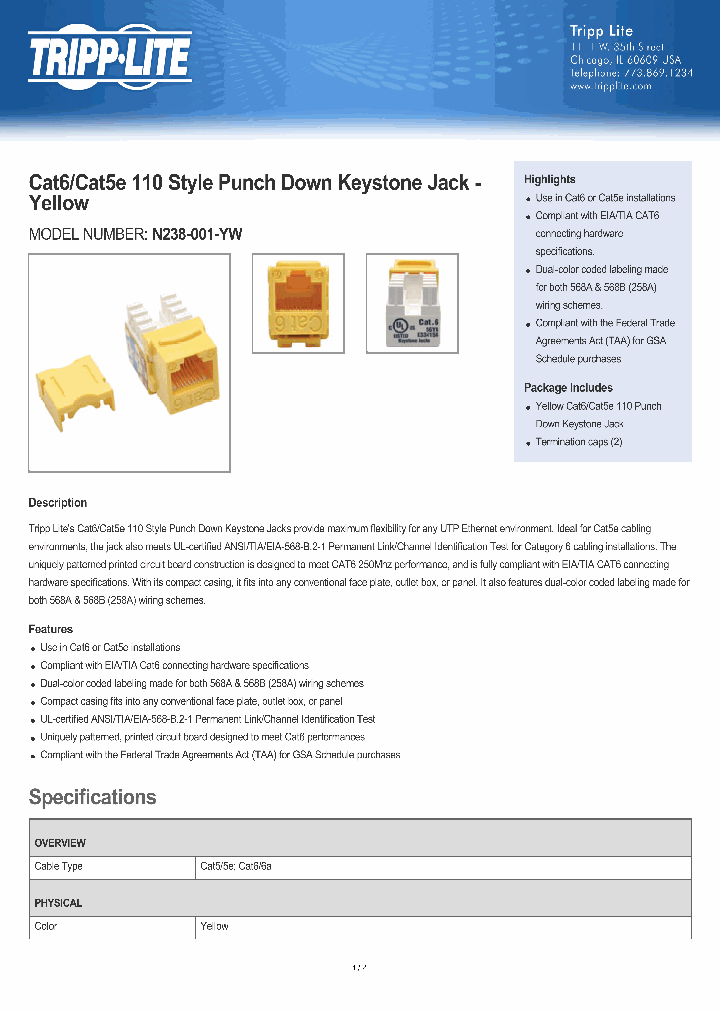 N238001YW_8428504.PDF Datasheet