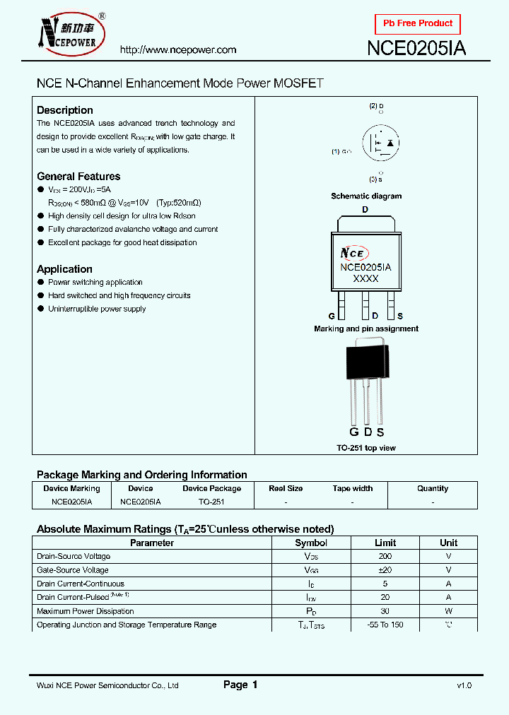 NCE0205IA_8430762.PDF Datasheet