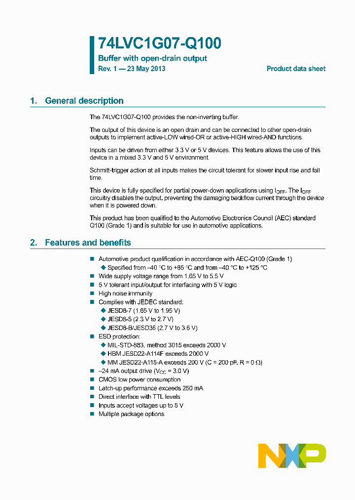 74LVC1G07-Q100_8429781.PDF Datasheet