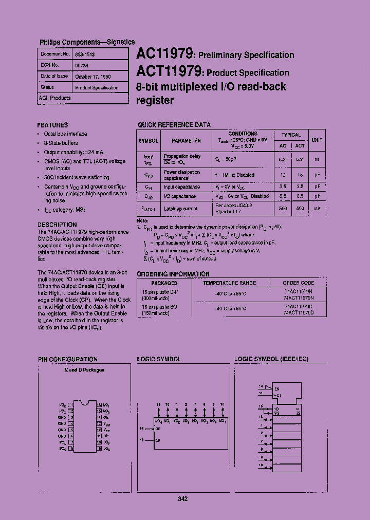 74AC11979D_8430310.PDF Datasheet