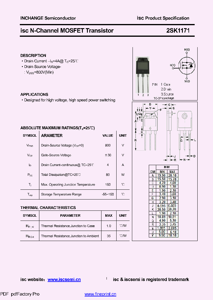 2SK1171_8432315.PDF Datasheet