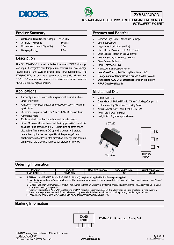 ZXMS6004DGQTA_8432522.PDF Datasheet