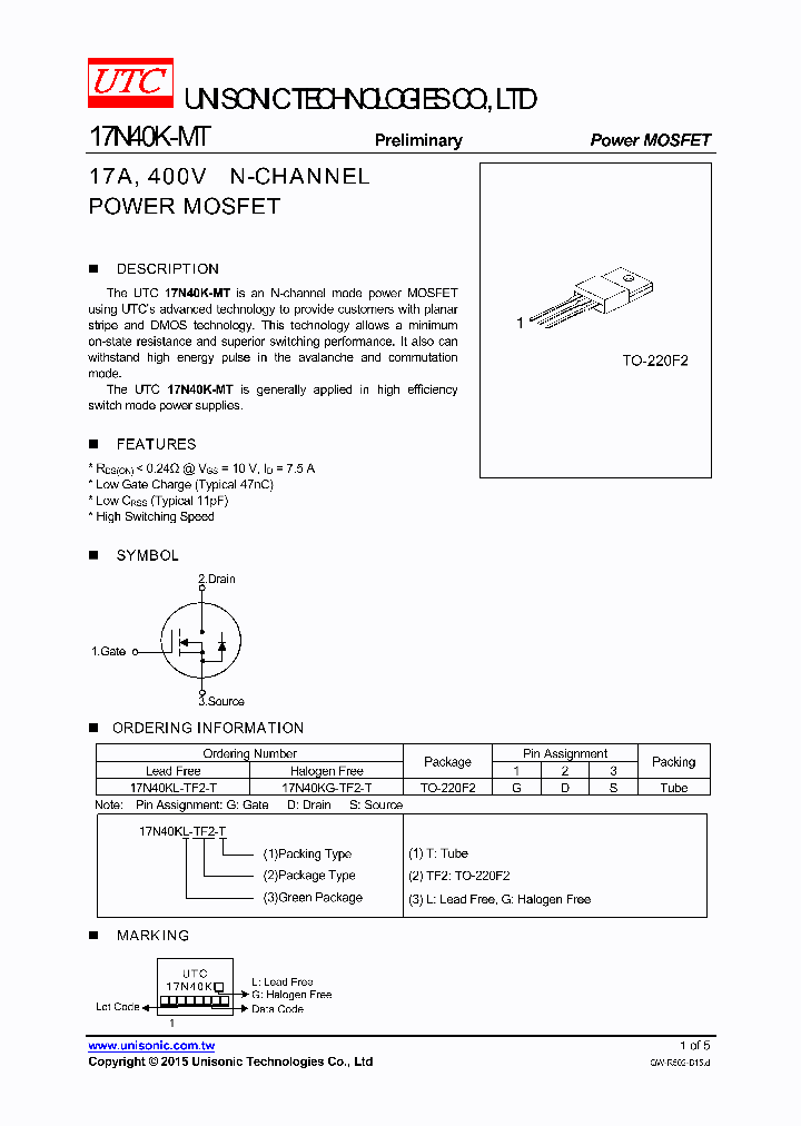 17N40K-MT_8434709.PDF Datasheet