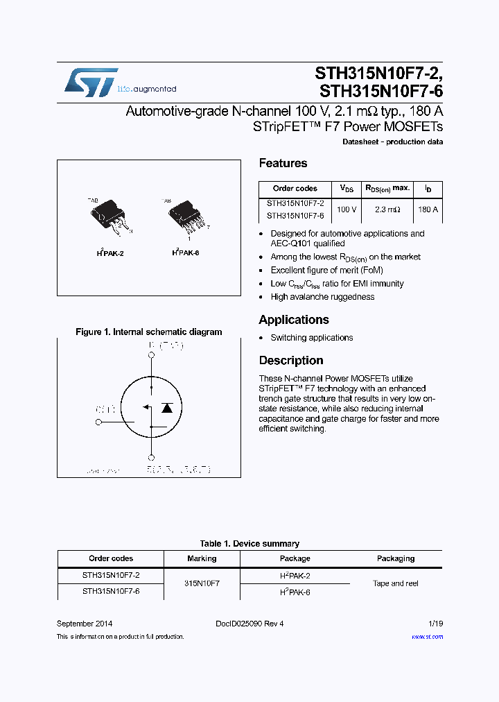 STH315N10F7-2_8434954.PDF Datasheet