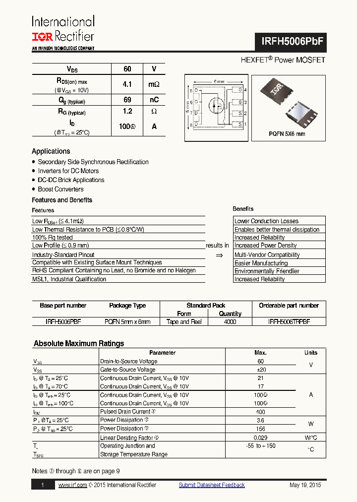 IRFH5006PBF-15_8435990.PDF Datasheet