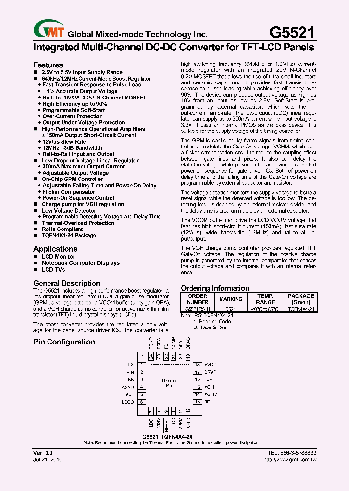 G5521_8436527.PDF Datasheet