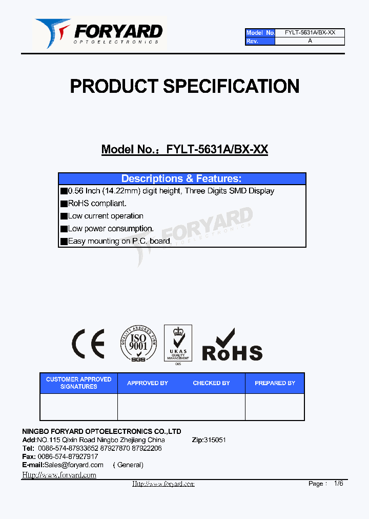 FYLT-5631AX-10_8436624.PDF Datasheet