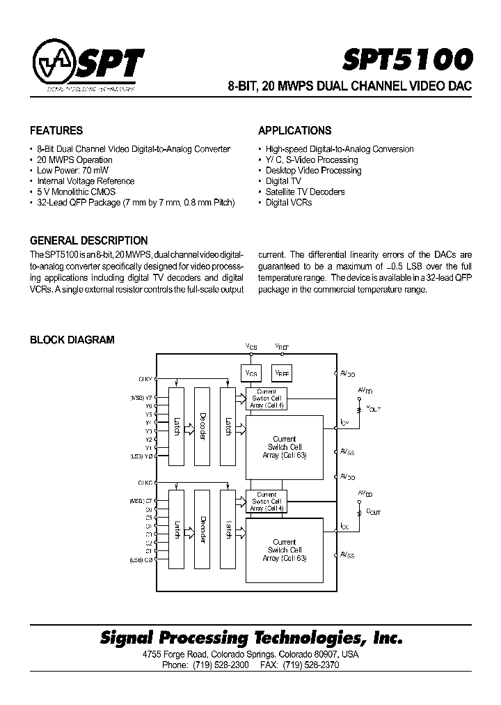SPT5100SCT_8432856.PDF Datasheet