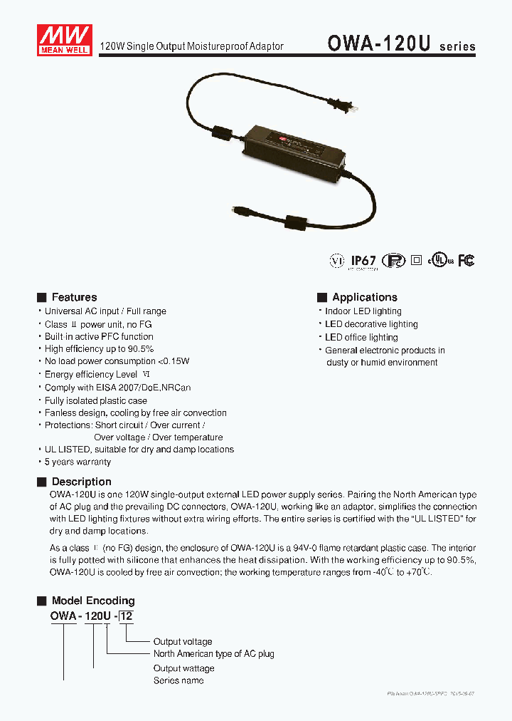 OWA-120U-54_8436767.PDF Datasheet