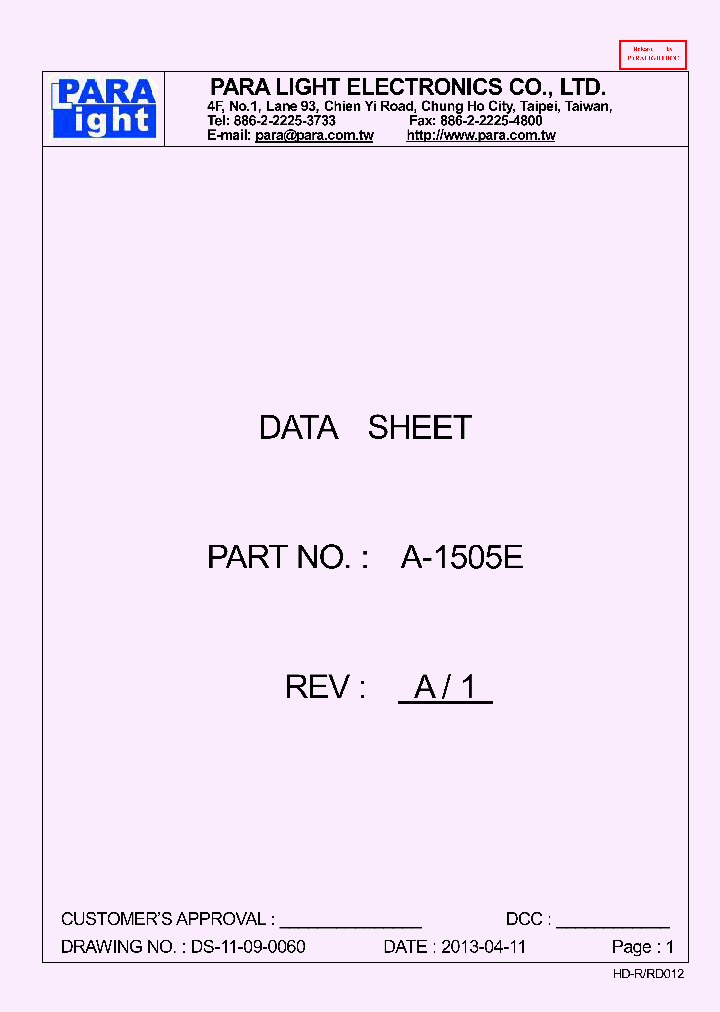 A-1505E_8437689.PDF Datasheet