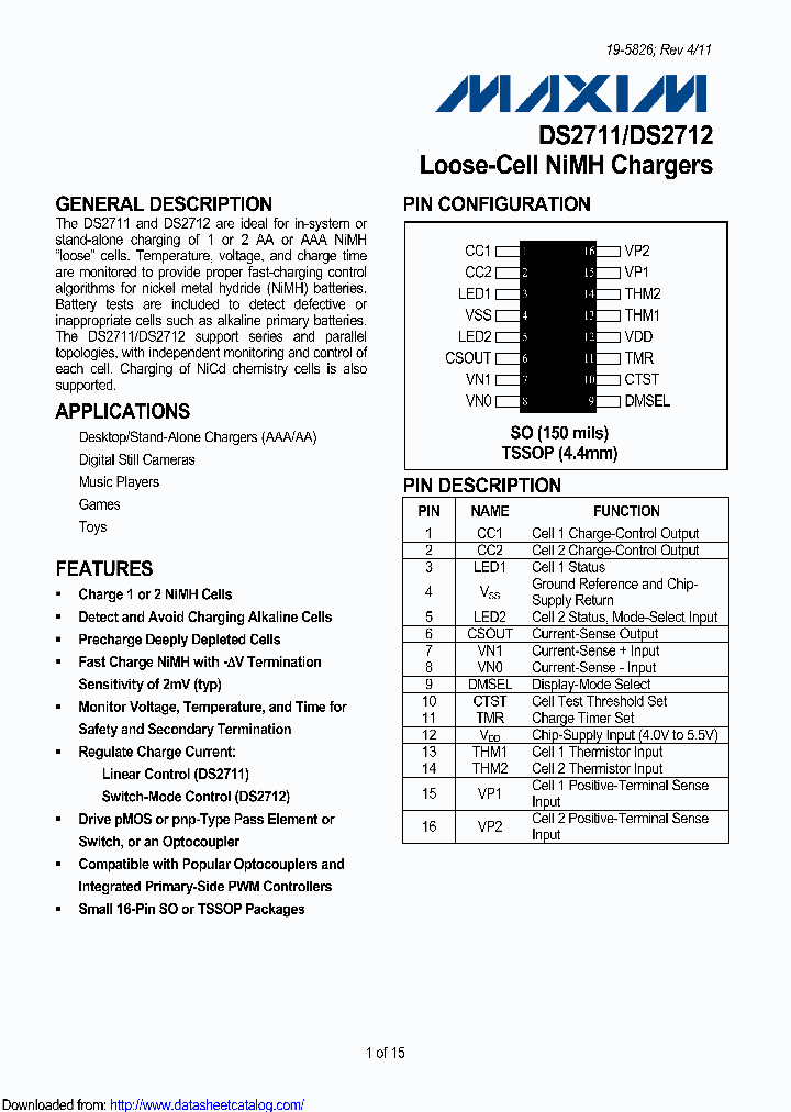 DS2711EVKIT_8434385.PDF Datasheet