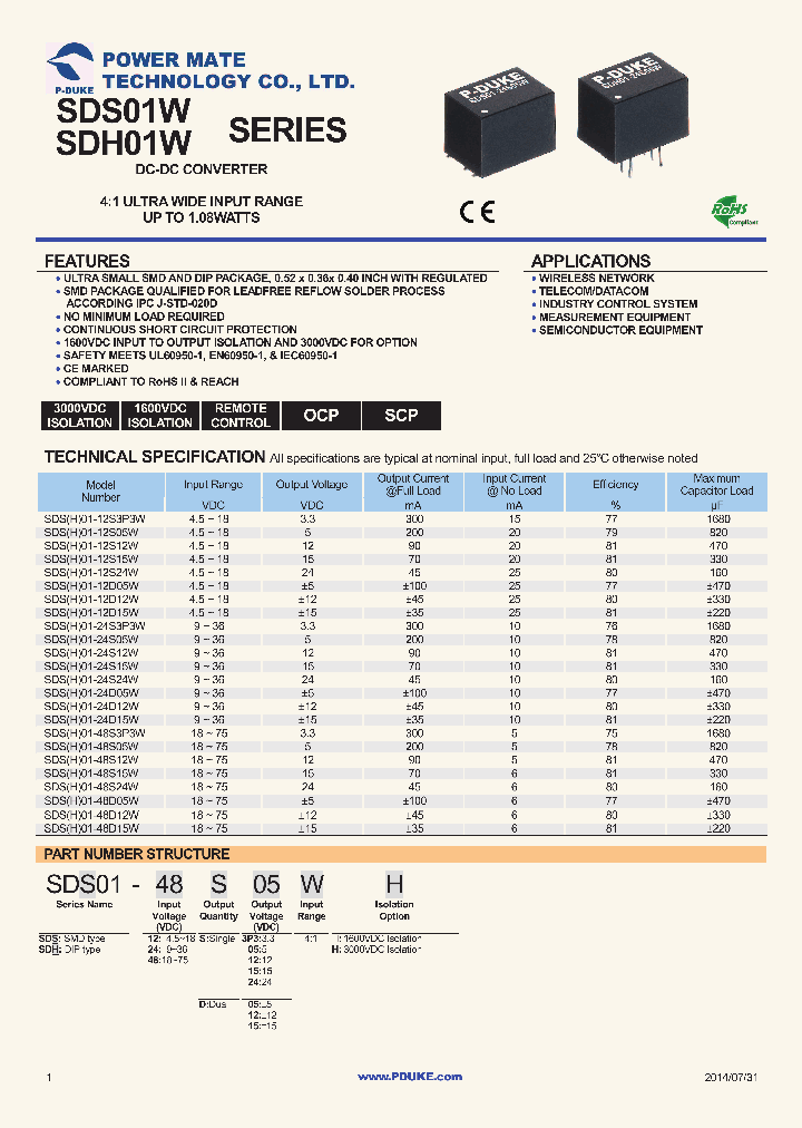 SDS01-12S15W_8438617.PDF Datasheet