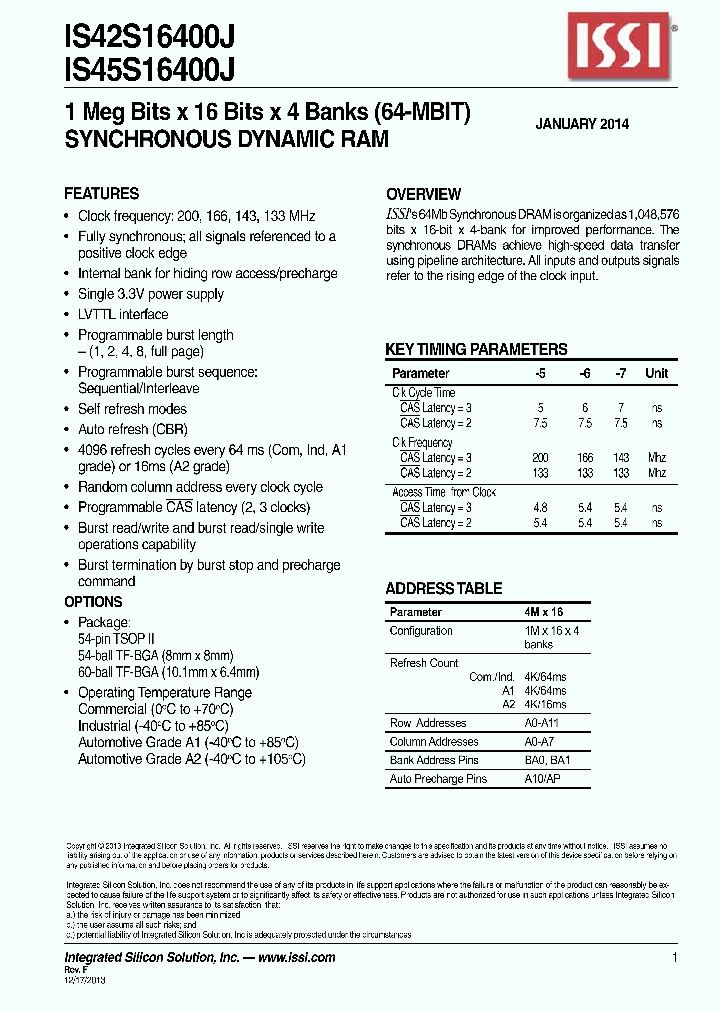 IS45S16400J-6TLA1_8439489.PDF Datasheet