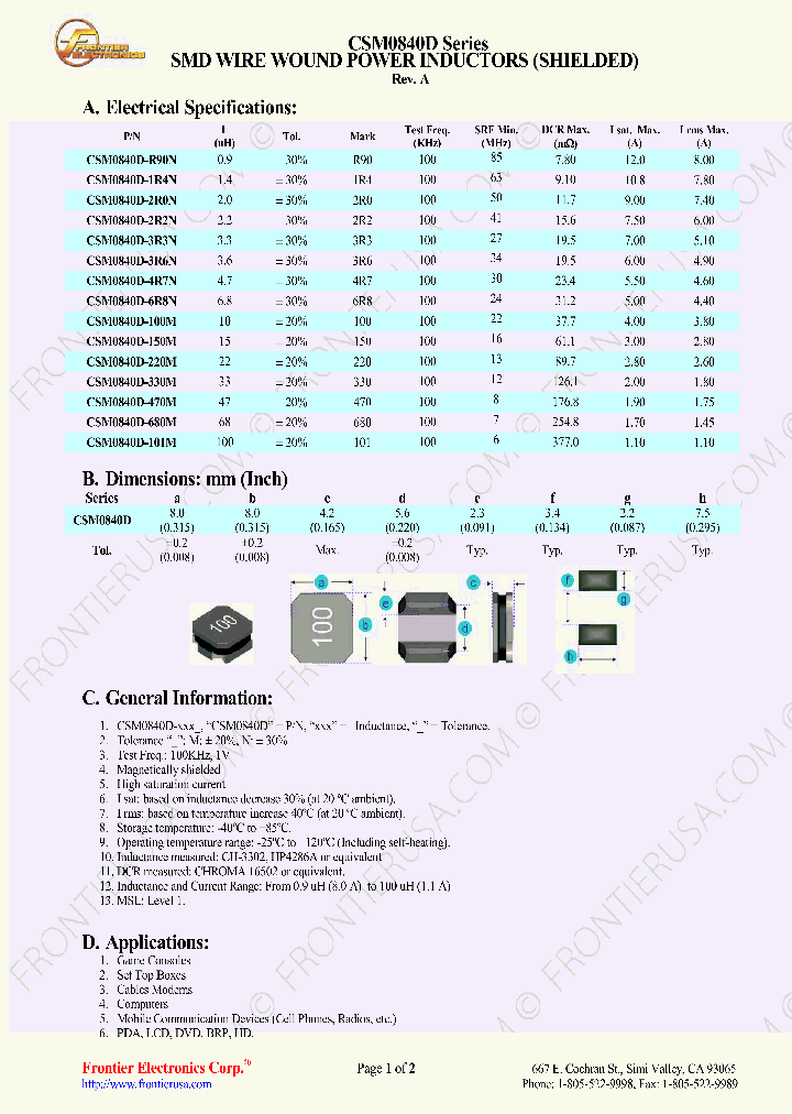 CSM0840D2R0N_8439721.PDF Datasheet