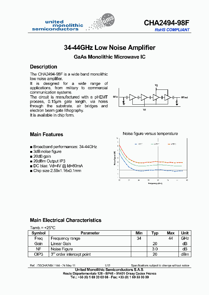 CHA2494-98F-15_8440264.PDF Datasheet
