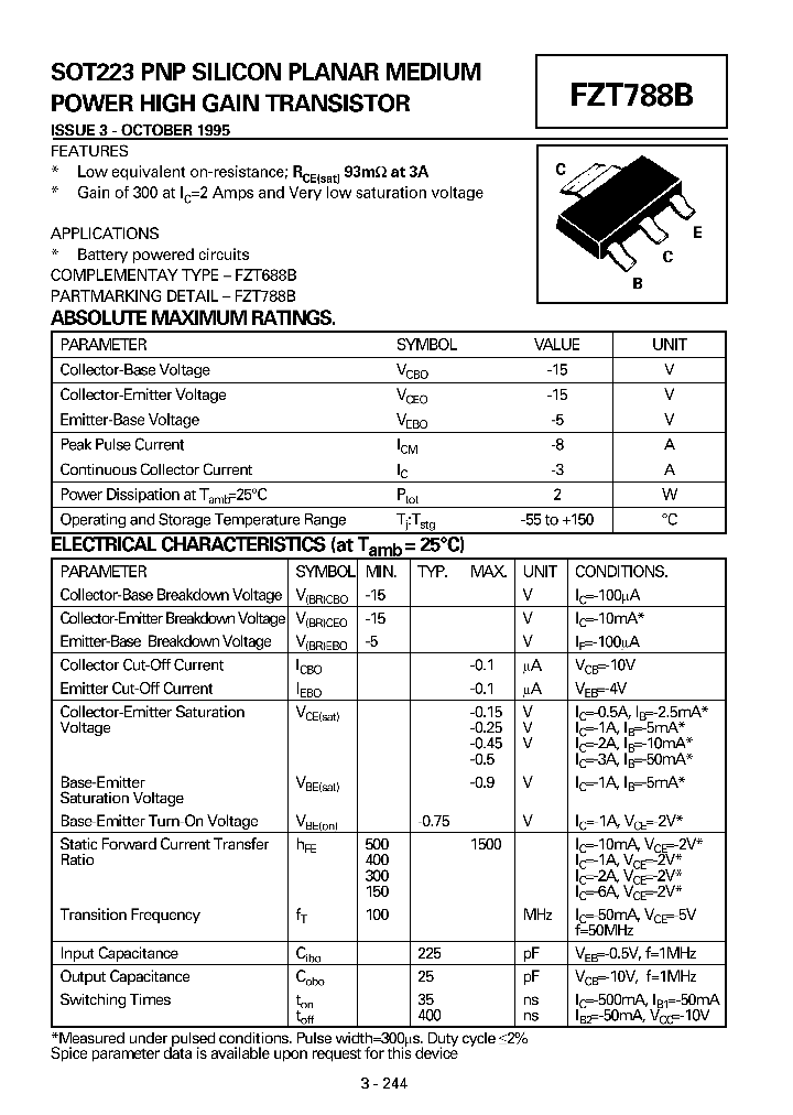 FZT788B_8437312.PDF Datasheet
