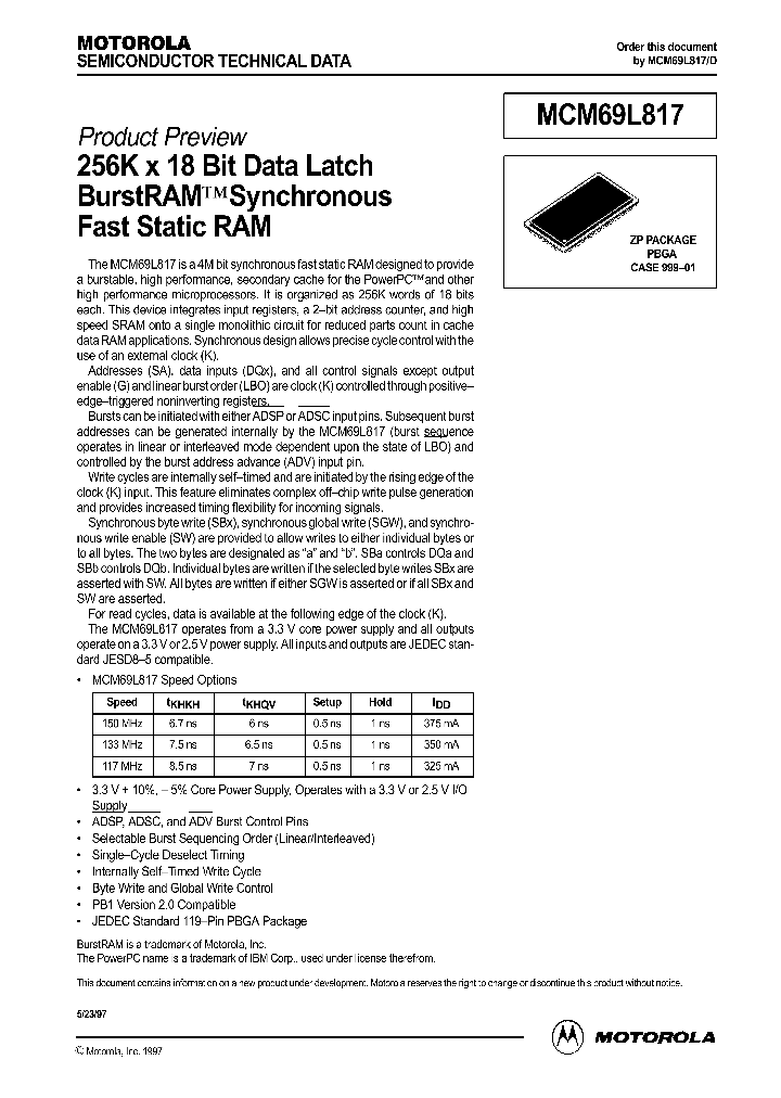 MCM69L817ZP6R_8438091.PDF Datasheet