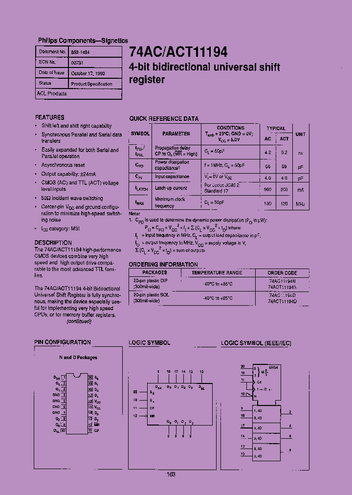 74ACT11194N_8436645.PDF Datasheet