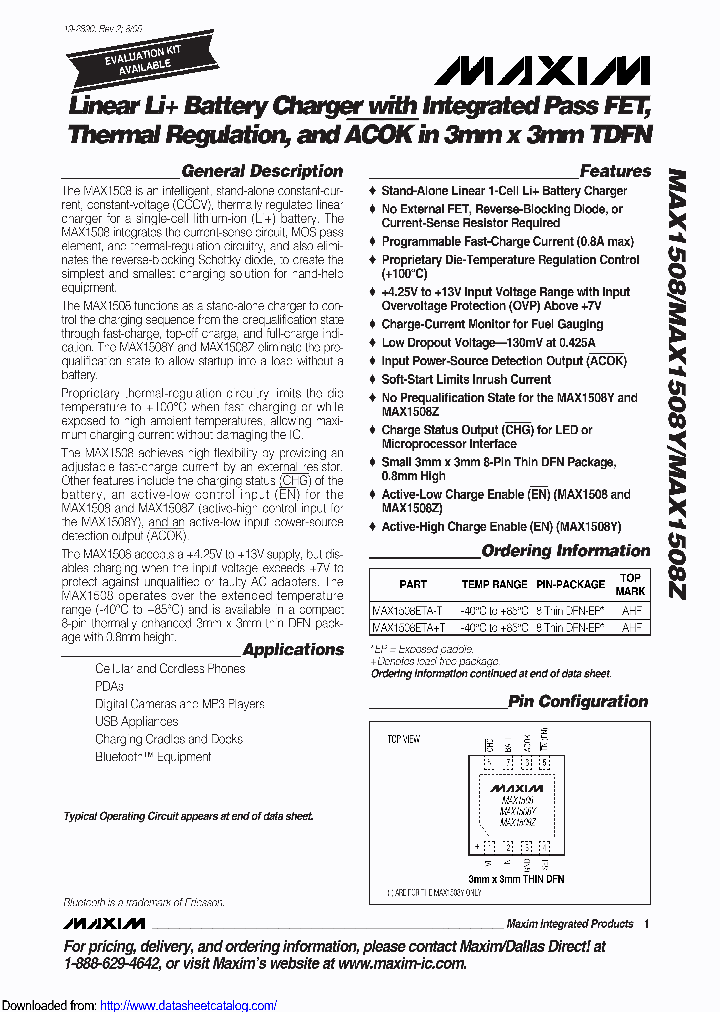 MAX1508YETA_8440147.PDF Datasheet