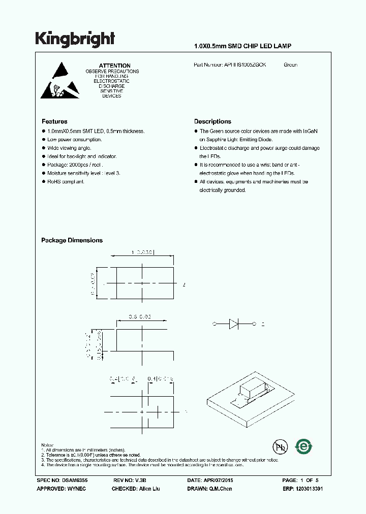 APHHS1005ZGCK_8443335.PDF Datasheet