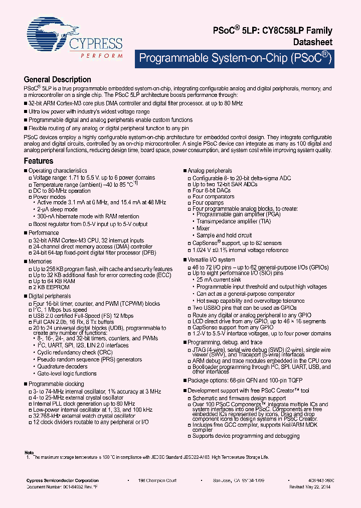 CY8C5866AXI-LP020_8441542.PDF Datasheet