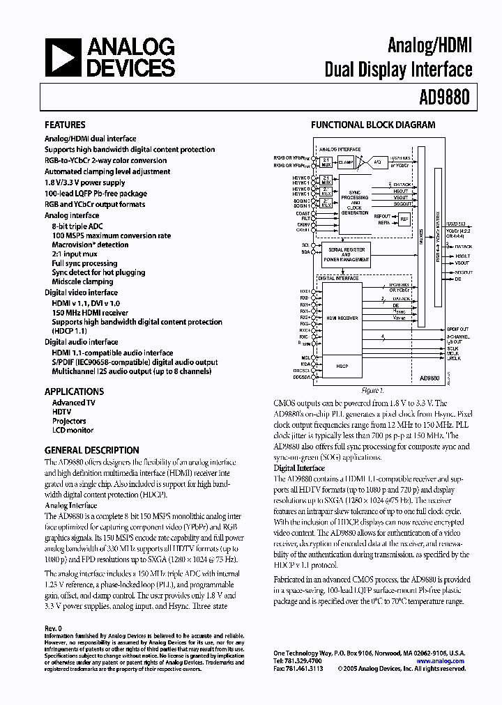 AD9880_8440211.PDF Datasheet