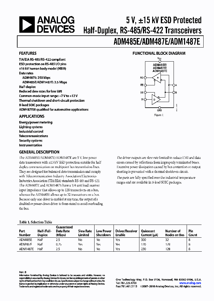 ADM485E_8440804.PDF Datasheet