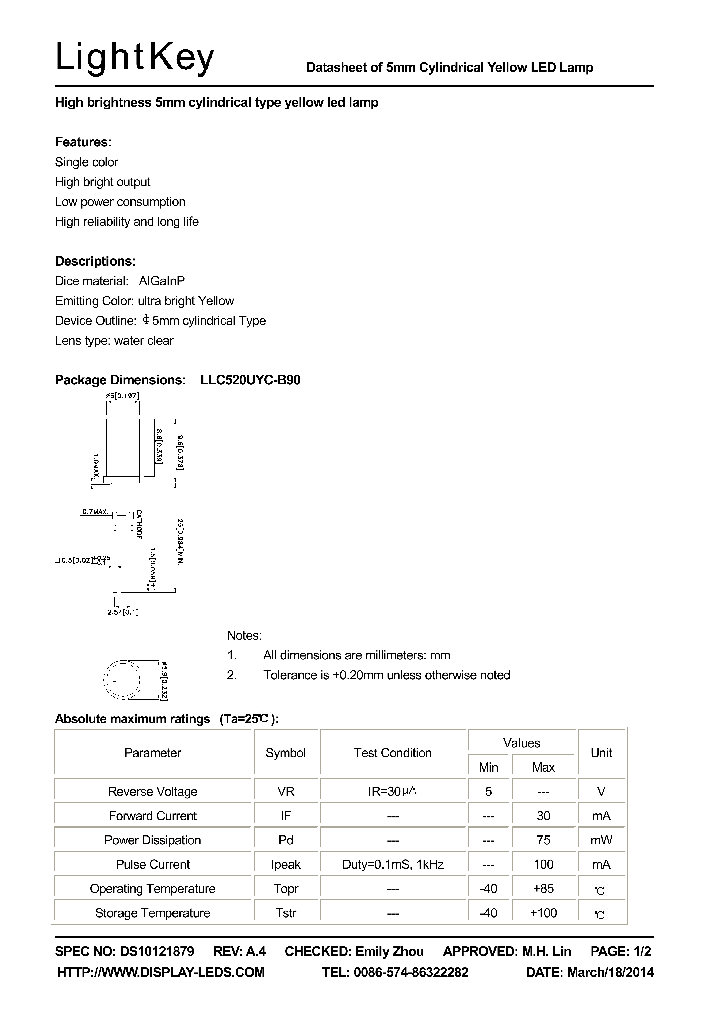 LLC520UYC-B90_8445763.PDF Datasheet