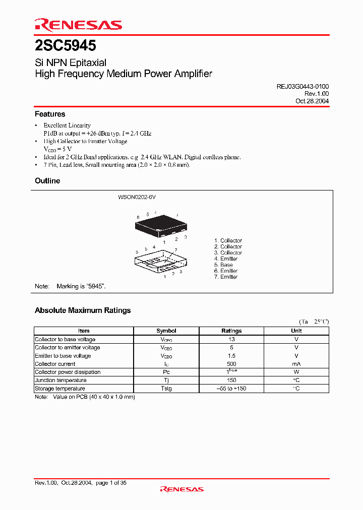 2SC5945_8442559.PDF Datasheet