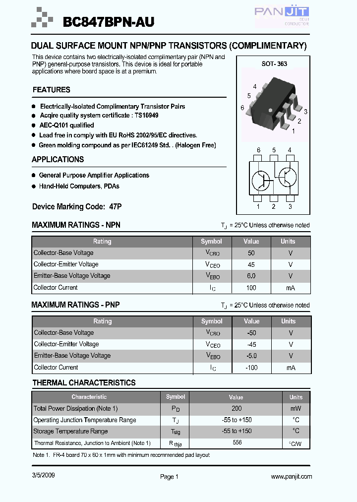 BC847BPN-AU-AU-0001_8447967.PDF Datasheet