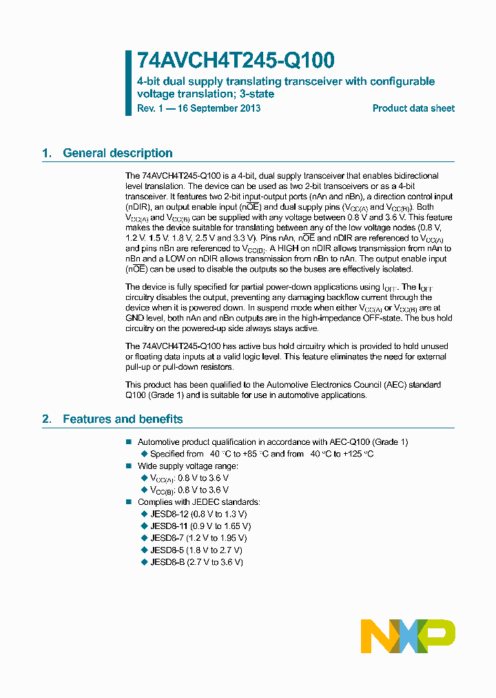 74AVCH4T245BQ-Q100_8443920.PDF Datasheet