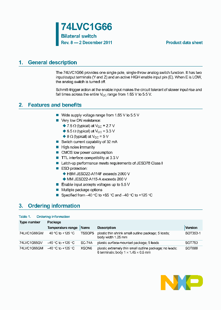 74LVC1G66GS_8446992.PDF Datasheet