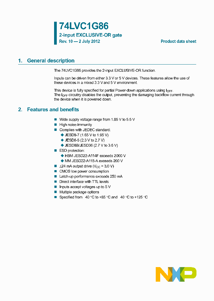 74LVC1G86GS_8446993.PDF Datasheet