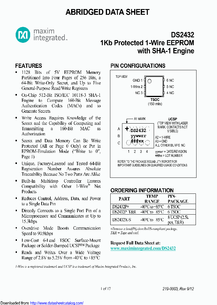 DS2432X-STW_8447723.PDF Datasheet