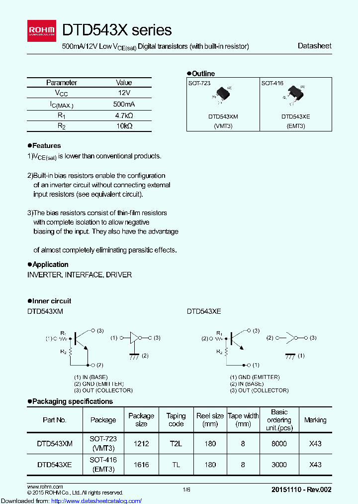 DTD543XETL_8449010.PDF Datasheet