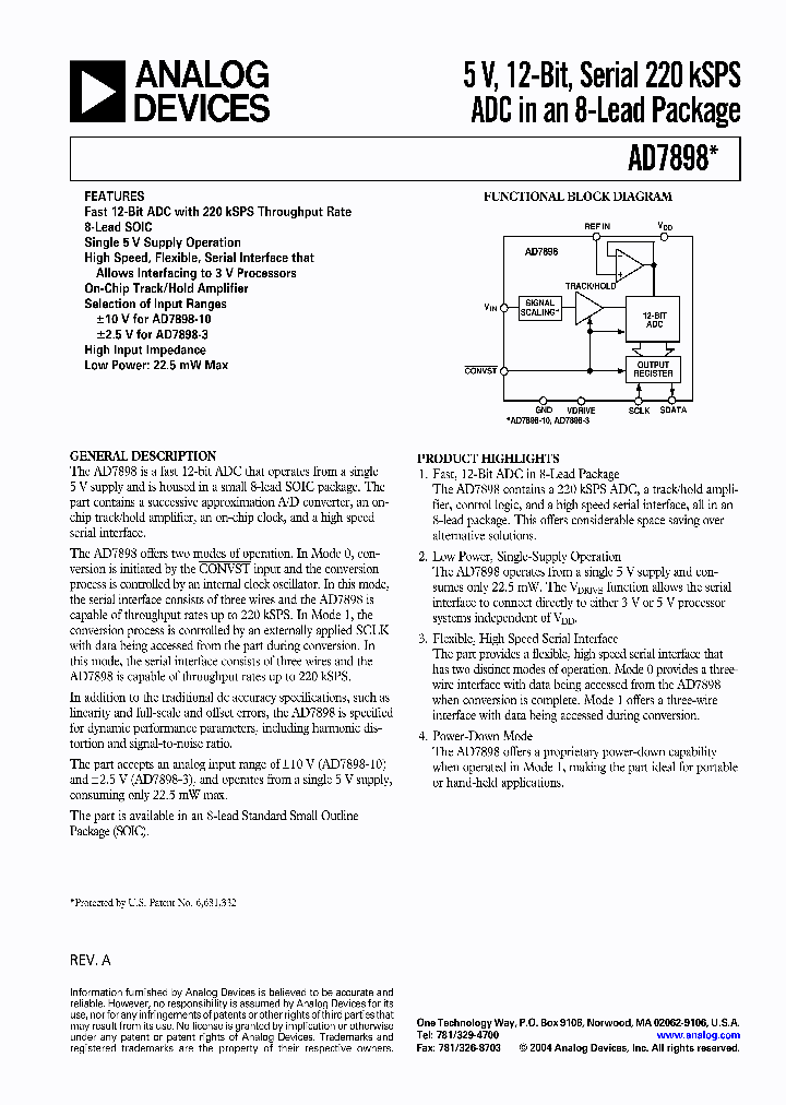 AD7898AR-10REEL_8452197.PDF Datasheet