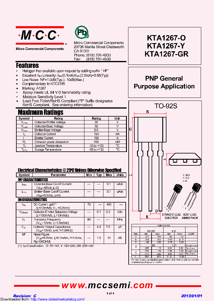 KTA1267-Y_8452952.PDF Datasheet