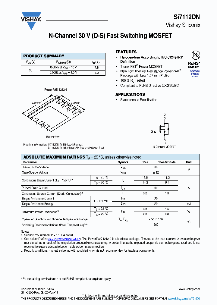 SI7112DN_8453305.PDF Datasheet