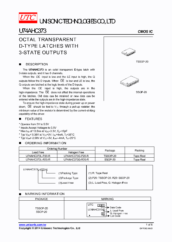 U74AHC373G-P20-R_8453317.PDF Datasheet