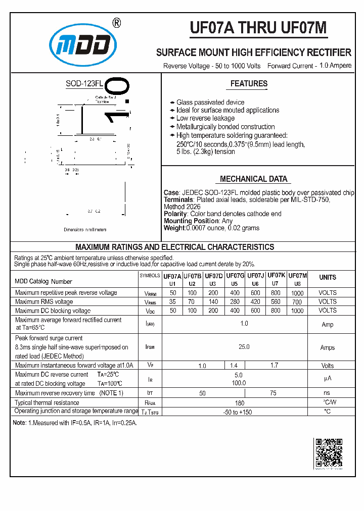 UF07AU1_8453647.PDF Datasheet