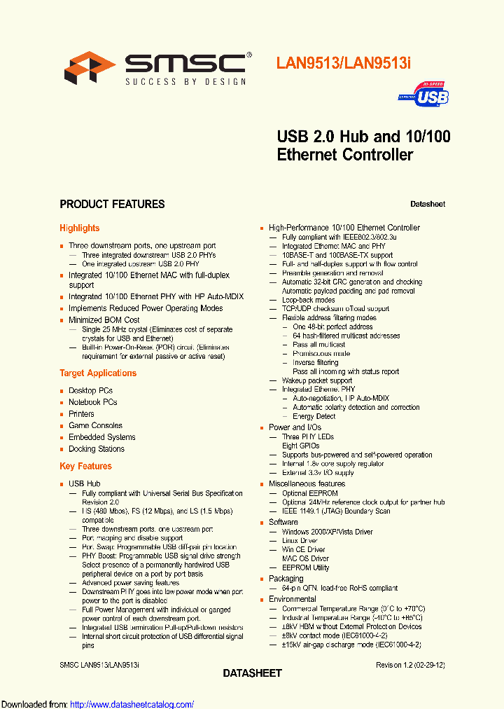 LAN9513-JZX-TR_8453715.PDF Datasheet