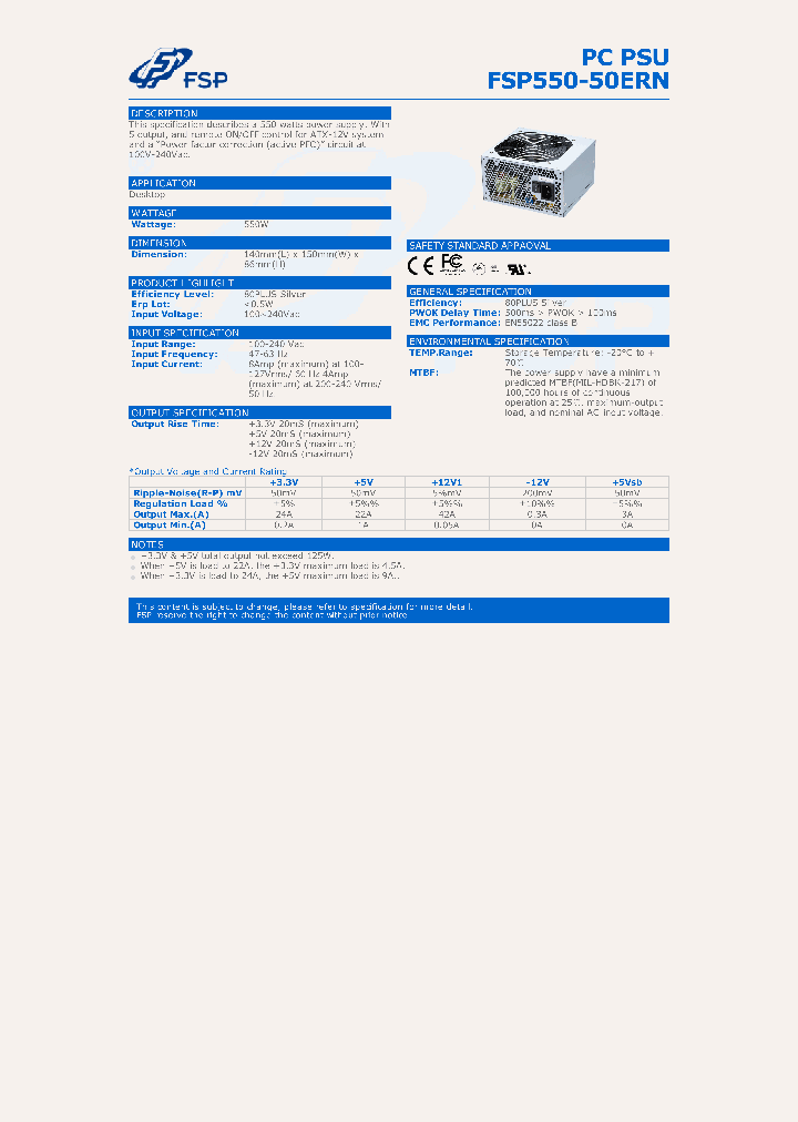 FSP550-50ERN-15_8453415.PDF Datasheet