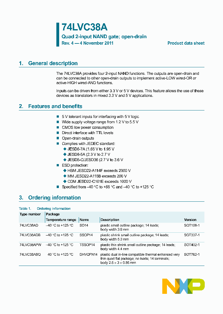 74LVC38AD_8454298.PDF Datasheet