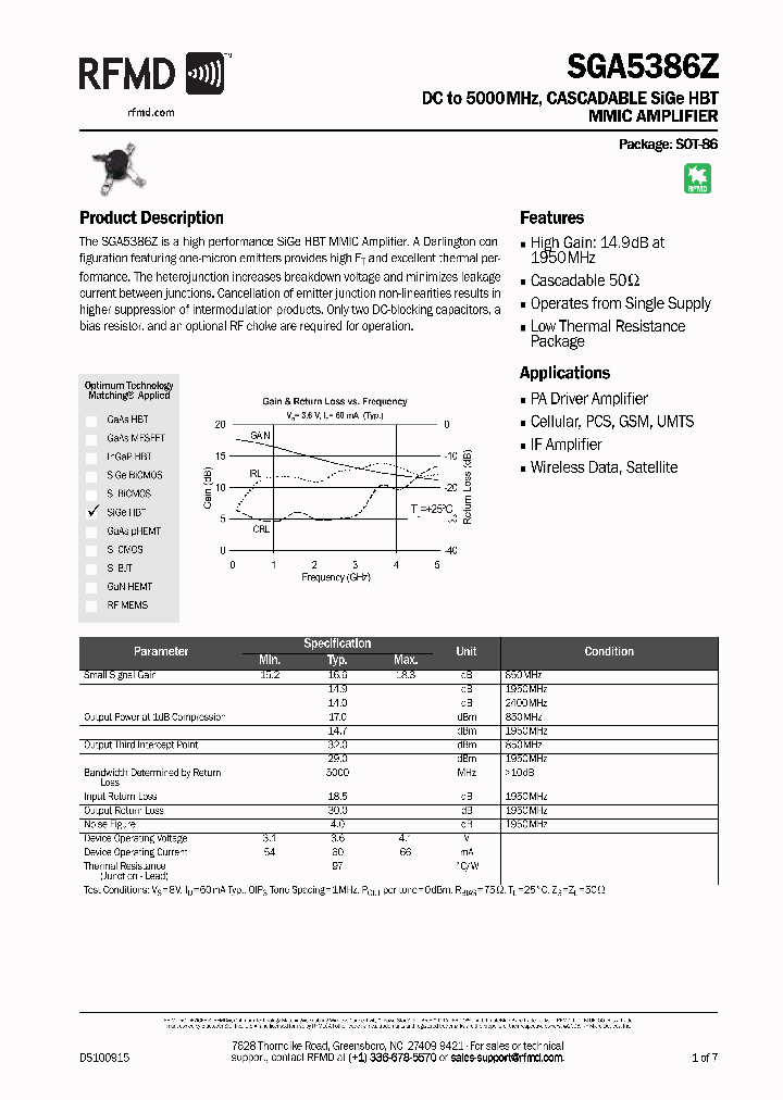 SGA5386ZPCK1_8454725.PDF Datasheet