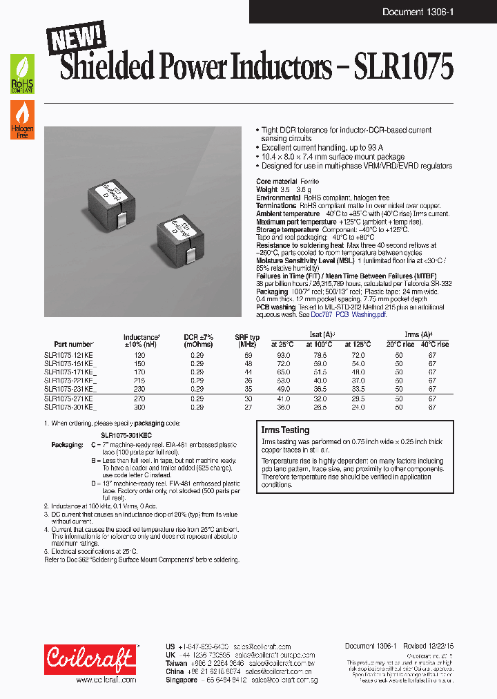SLR1075-301KE-_8454984.PDF Datasheet