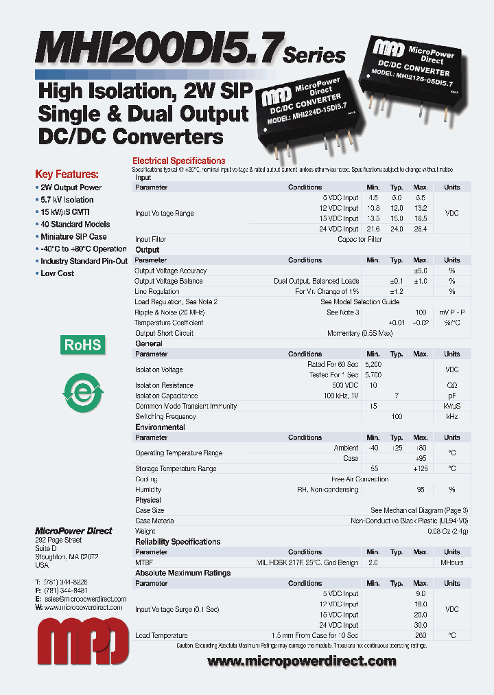 MHI200DI57_8455111.PDF Datasheet